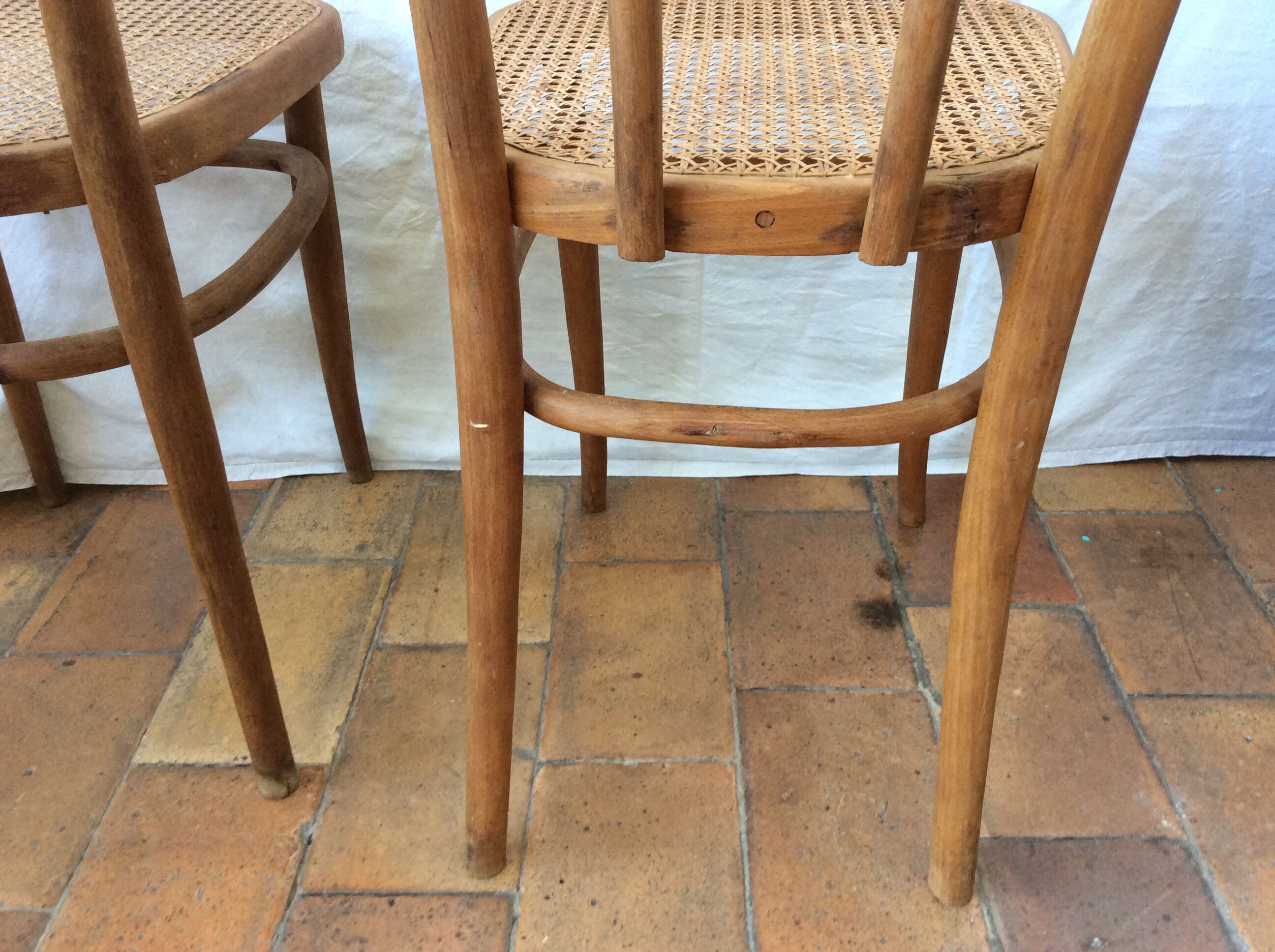 Pair of vintage bistro chairs
