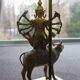Shiva lamp in bronze.