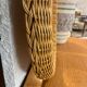 large wicker mirror