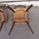 Lot of 4 bistro chairs Baumann - wood