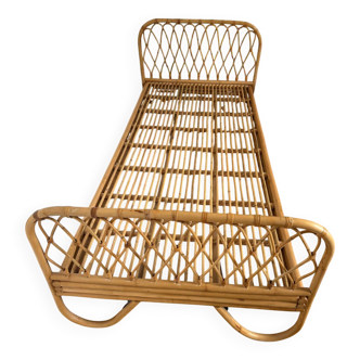 Rattan children's bed