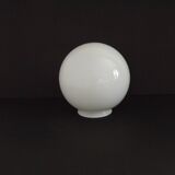 French Vintage White Opaque Glass Large Replacement Glass Globe Shade 204