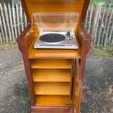Meuble platine vinyles vintage