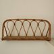 Pair of rattan wall shelves