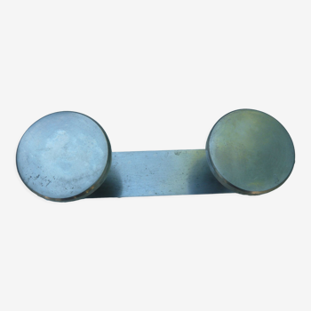 Wall coat rack metal 2 hooks