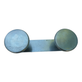 Wall coat rack metal 2 hooks
