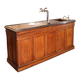 bistro bar, early 20th-century zinc countertop with its glassmaker