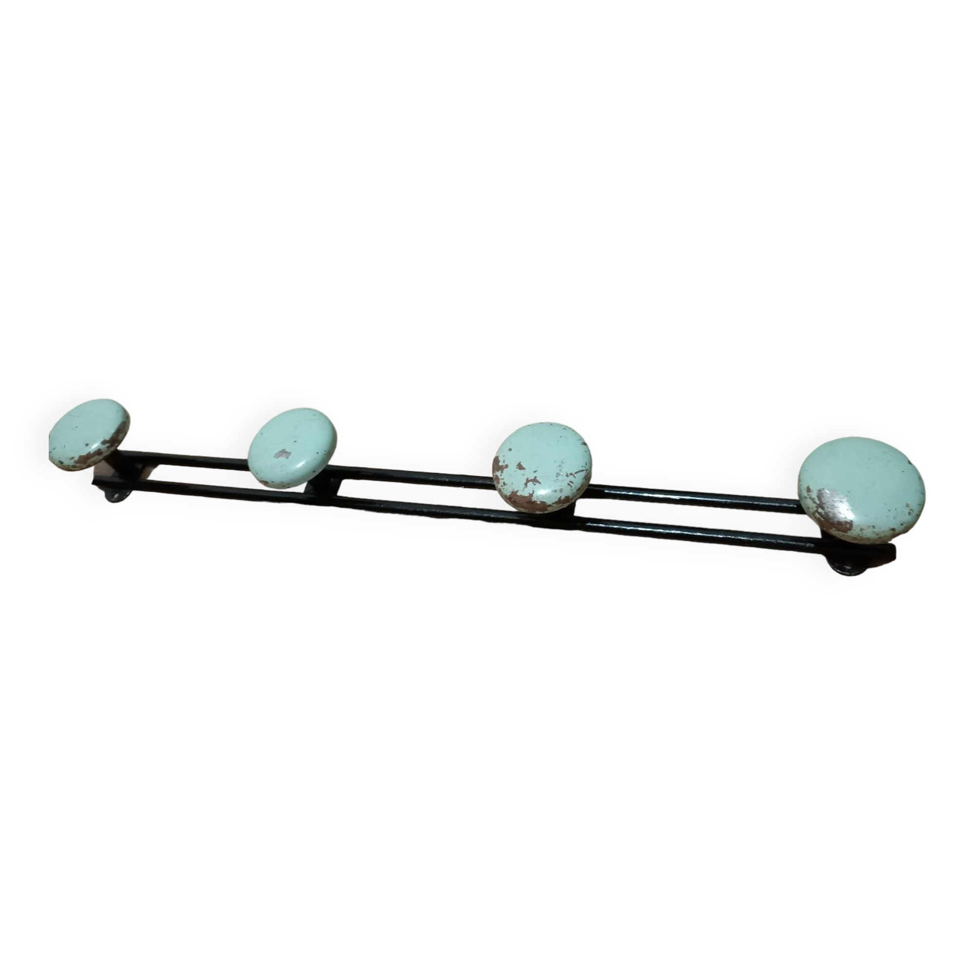 Vintage wall coat rack