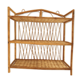 Rattan shelf