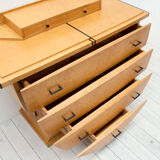 Art Deco Design Maple Chest of Drawers by Roche Bobois, 1980s