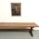 Monastery table in solid oak, 350 cm, circa 1900.