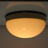 Midcentury glass ceiling lamp