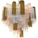 Lustre en verre multicolore « tronchi » brunito murano d75