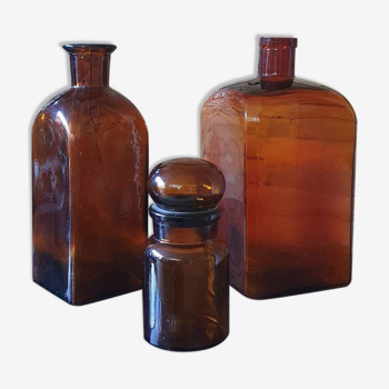 Vintage apothecary bottles