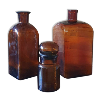 Vintage apothecary bottles