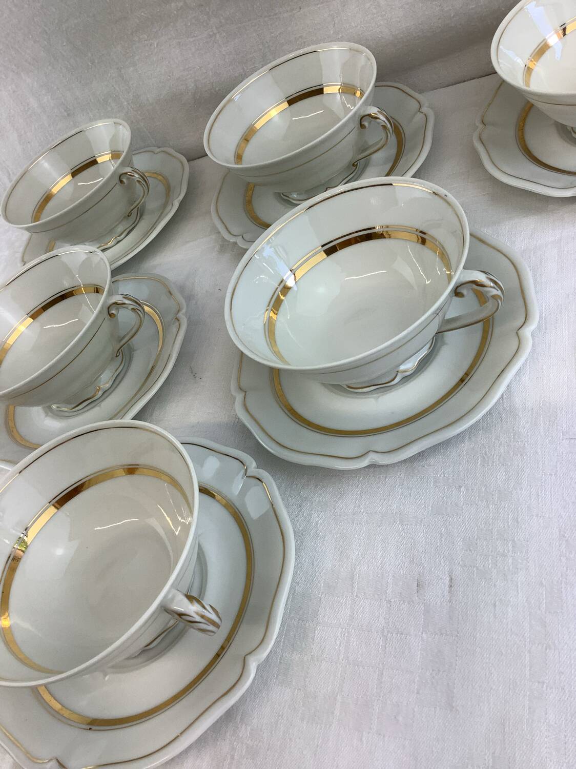 Tasses & soucoupes Porcelaine Royale Limoges