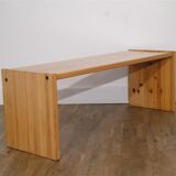 Scandinavian pine bench 1970