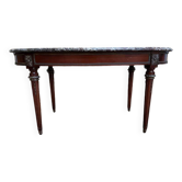 Louis XVI style oval marble coffee table