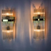 Paire d'appliques de la maison Sciolari pour Lightolier, Italie, 1970