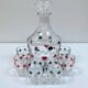 Carafe and 6 liqueur glasses, Arques Crystal Factory
