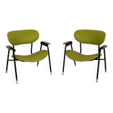 Paire de fauteuils lounge par Gastone Rinaldi, 1960