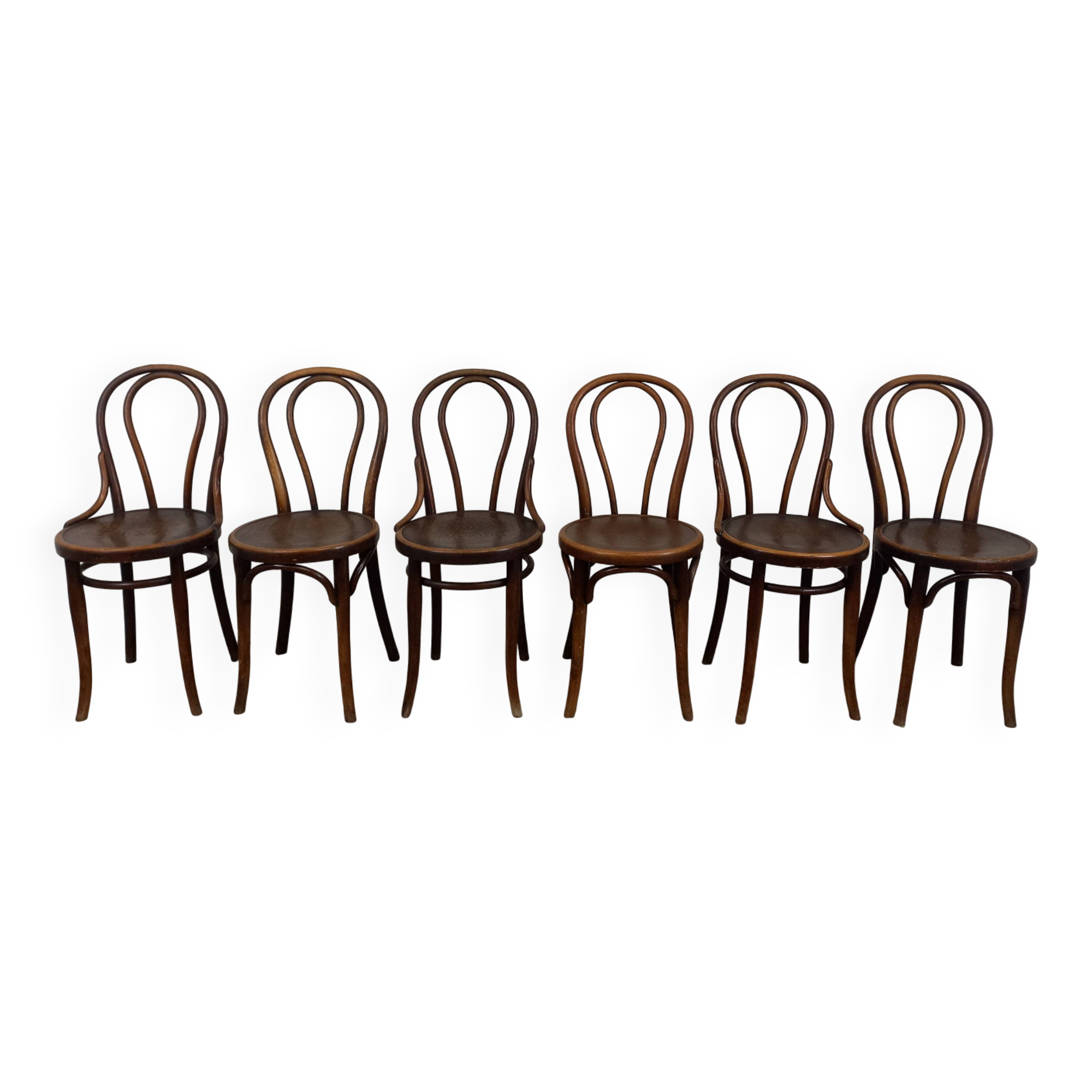 Thonet Bistro Chairs, Set of 6