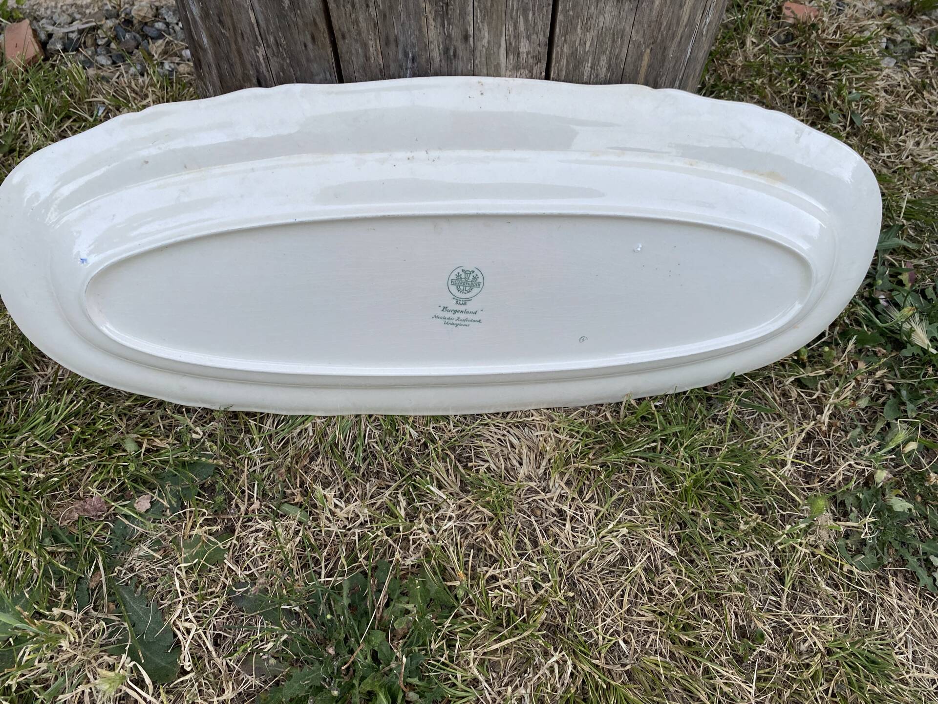 Grand Plat à Poisson Vintage – Villeroy & Boch "Burgenlan