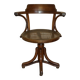 Antique Thonet model no. 3 swivel office armchair