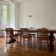 Monastery table - sun - in solid old oak - length 375 cm