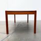 Table basse danoise du milieu du siècle en teck massif de Magnus Olesen, années 1960