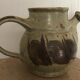 Pichet, porcelain stoneware pitcher, artistic decor, blanot pottery, signed and numbered
