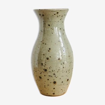 Vase vintage en grès pyrité