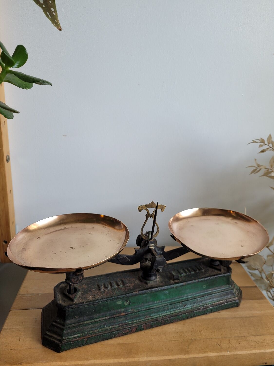 Cast iron scale copper trays