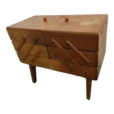 Sewing box working wood vintage Scandinavian design