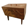 Sewing box working wood vintage Scandinavian design