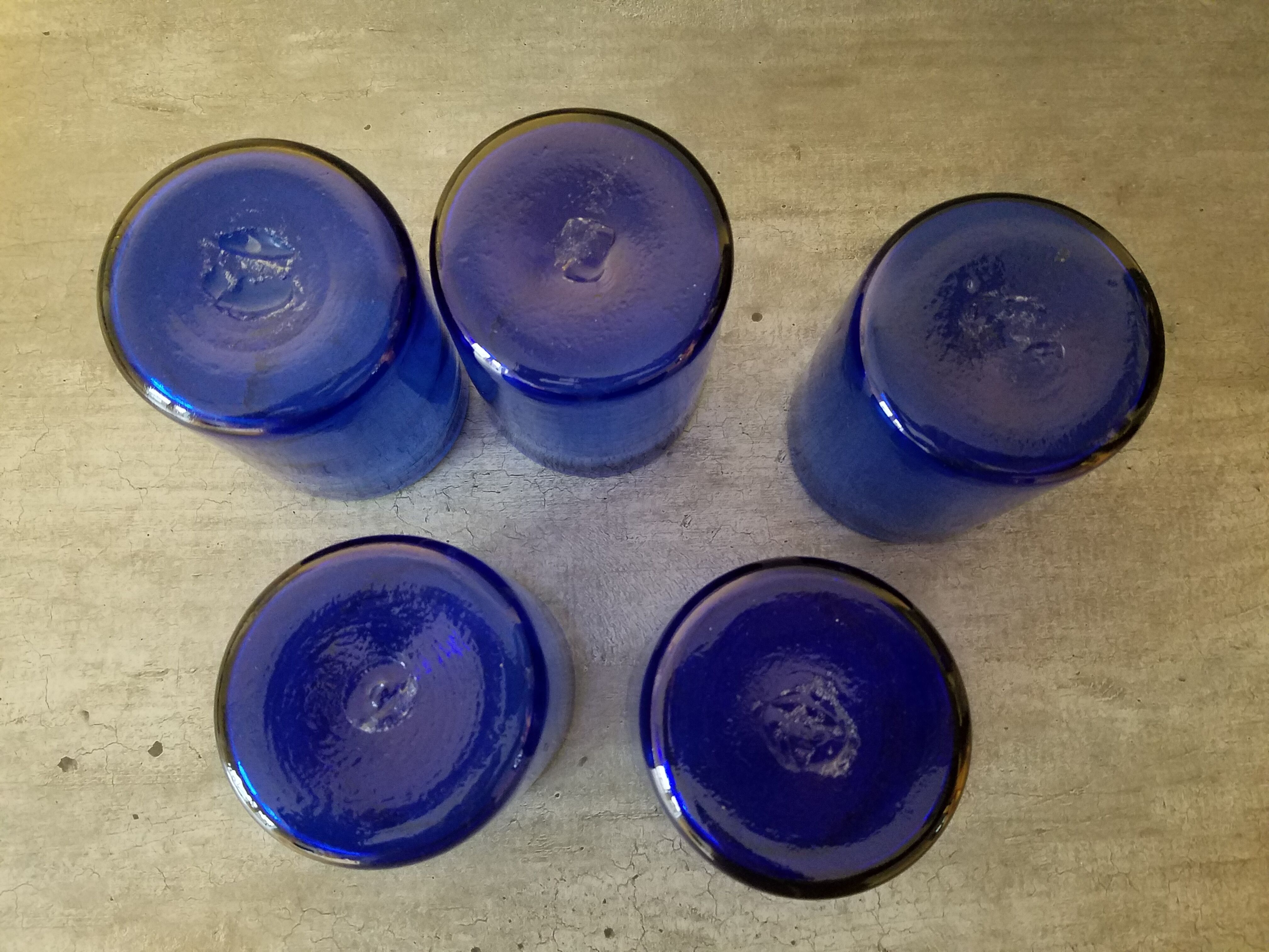 Set de 5 verres gobelets