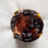 Vintage vase signed with a snake decoration