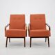 1960s Pair of Vintage Armchairs, Czechoslovakia