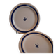 Set of 7 advertising plates from Gien "Gondolo" in good condition.