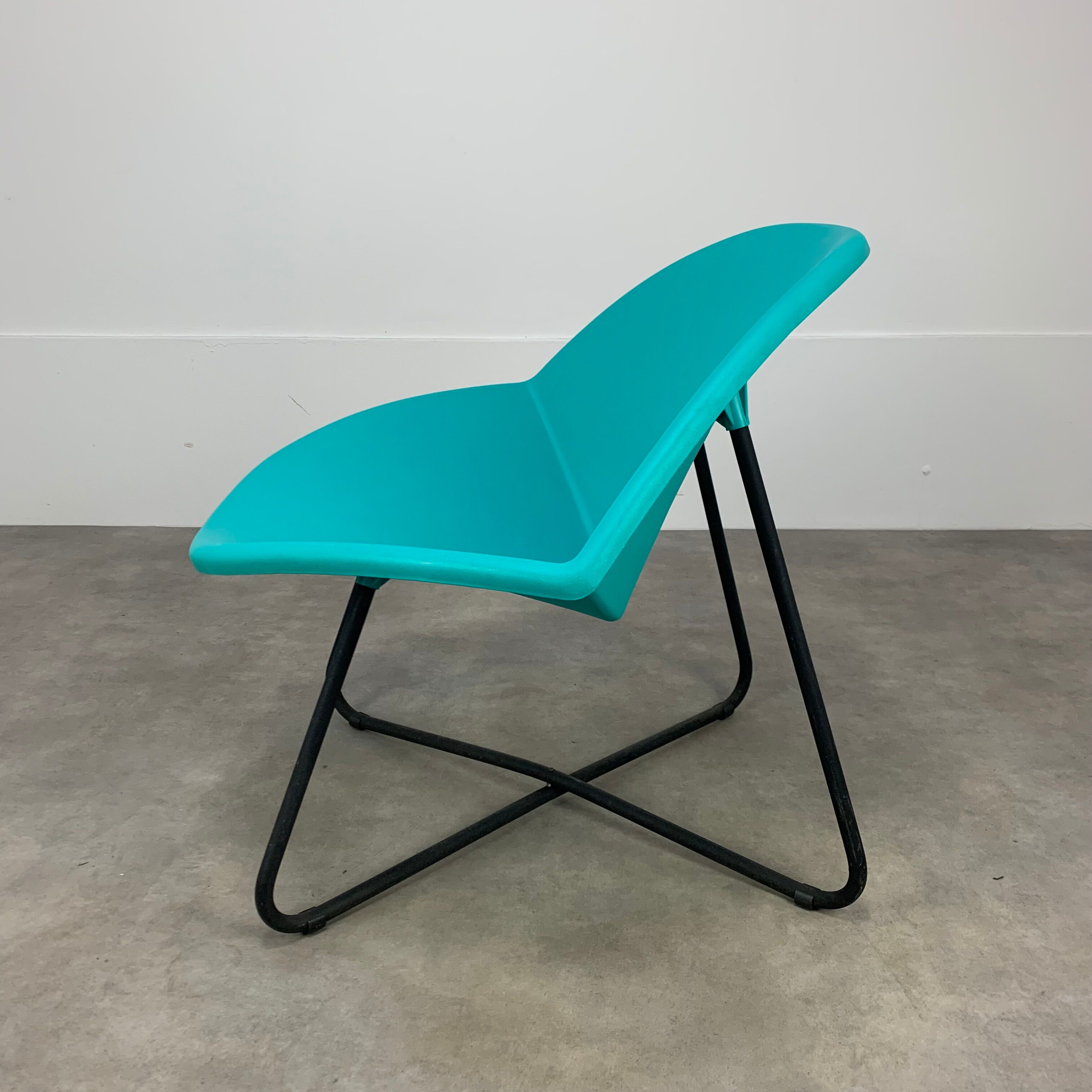 Armchair Niels Gammelgaard model Lips for Ikea blue, green