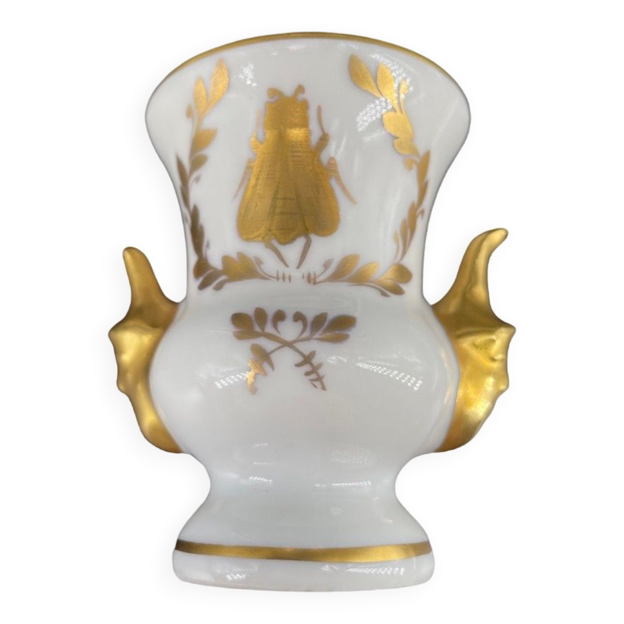Miniature porcelain vase from Vincennes BH France