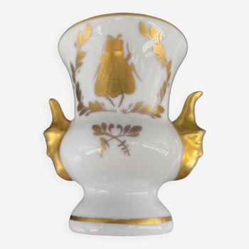Miniature porcelain vase from Vincennes BH France
