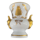 Miniature porcelain vase from Vincennes BH France