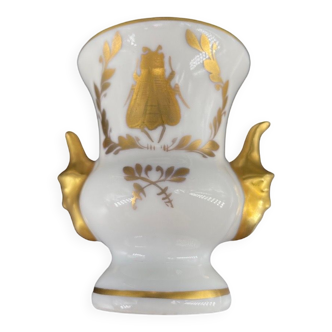 Vase miniature en porcelaine de Vincennes BH France