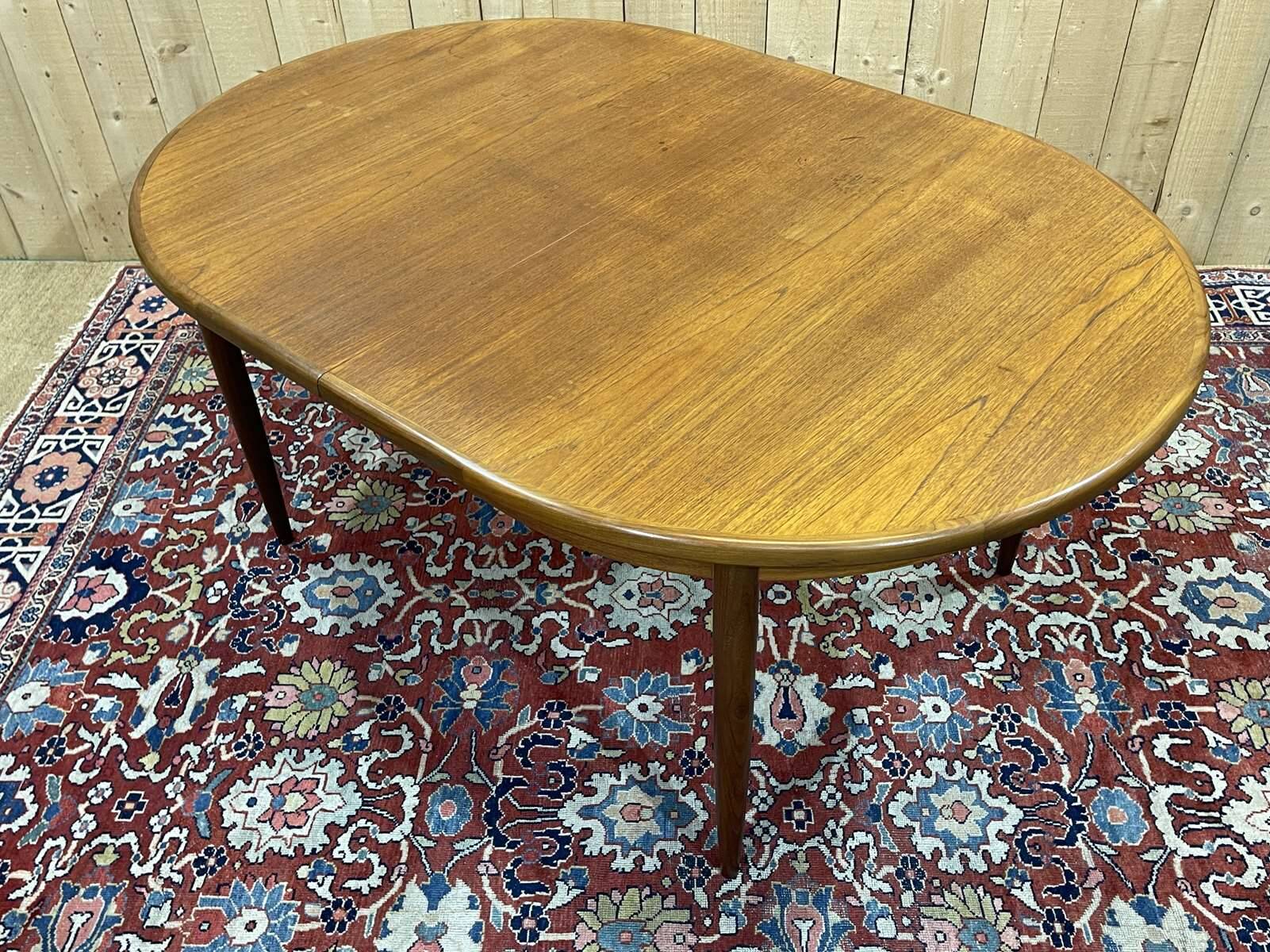 G-Plan teak dining table with butterfly extension