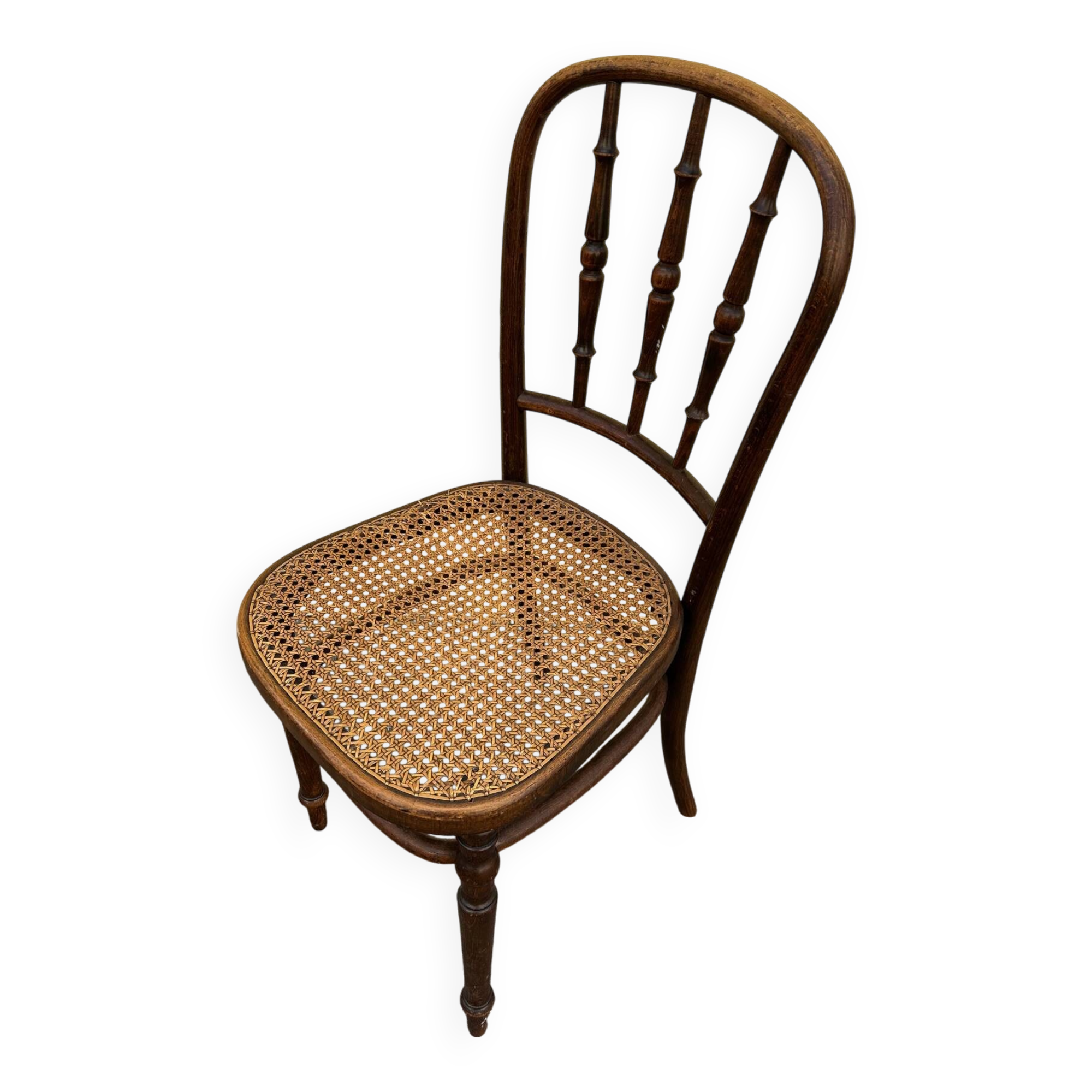Fischel bentwood cane chair