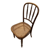 chaise cannée en bois courbé  Fischel