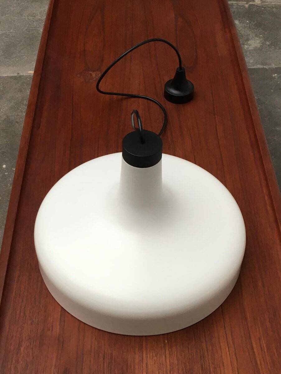 German suspended lamp from the mid-century space age by Staff Leuchten, 1960s.