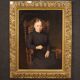Portrait d'une dame belge daté de 1920
