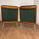 Pair of “Early Boomerang” armchairs attributed to Hans Mitzlaff & Eugen